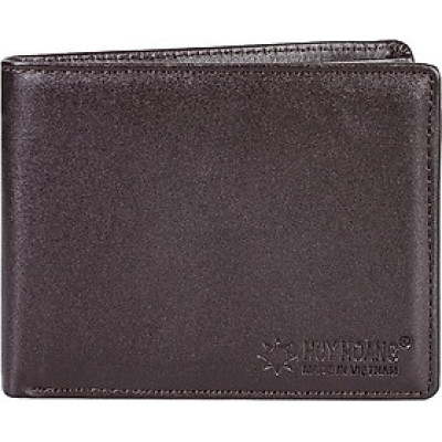 Ví Nam Da Bò Huy Hoàng HT2103 (12.5 x 9.5 cm) - Nâu