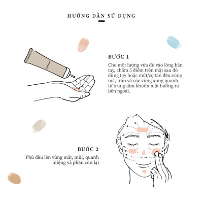 Make Up Cream On The Go (30 gói Shachet) - Kem nền hữu cơ đa năng naturaglacé Make Up Cream (01 - Màu be)