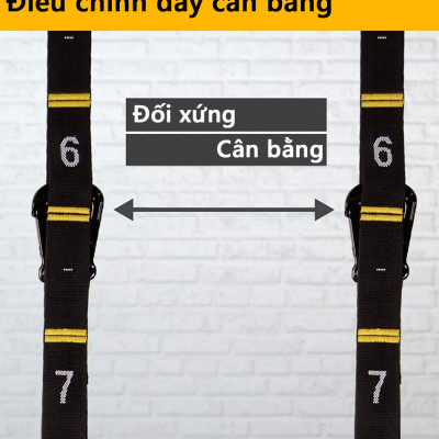 Vòng treo gỗ Gymnastic Rings Cleacco có vạch kẻ số , khóa cài thông minh tiện lợi , chắc chắn treo xà đơn , các bài tập dip rings , street workout , bảo hành 12 tháng - BORO SPORT