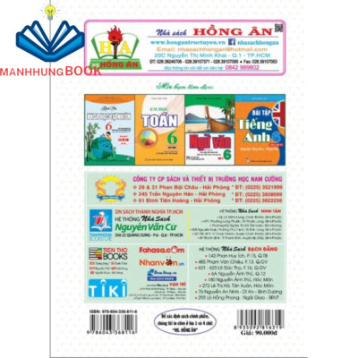 SÁCH - Phân loại & phương pháp giải nhanh toán 6/2 (90.000)