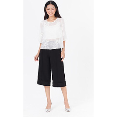  Áo Croptop Tay Lửng De Leah 