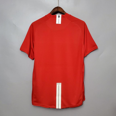Áo Bóng Đá Retro Manchester United 2007/2008 - Sân Nhà bản cao cấp vải Cotton Polyester