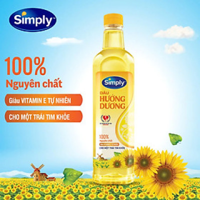Dầu hướng dương Simply 1L