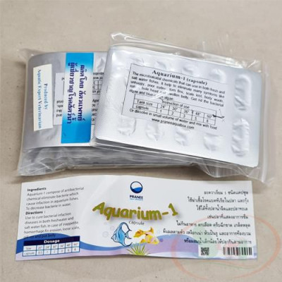 Bột xử lý cá tép chết lai rai Pranee Aquarium 1 ức chế diệt sát khuẩn nấm bể cá tép cảnh