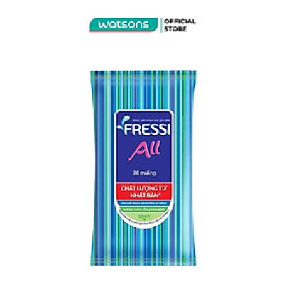 Khăn Ướt Chăm Sóc Gia Đình Fressi Care All 20 Tờ