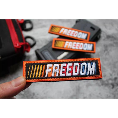 Patch_velcro vải FREEDOM & LET