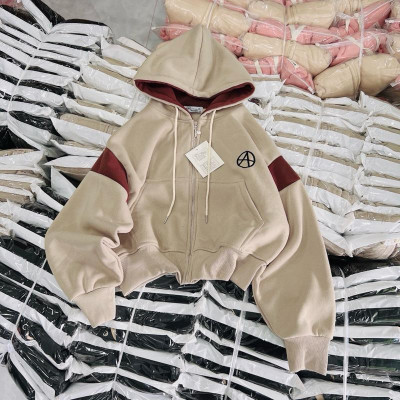 Áo khoác nỉ nỉ dệt dày túi trong xitin ngộ nghĩnh-A2123