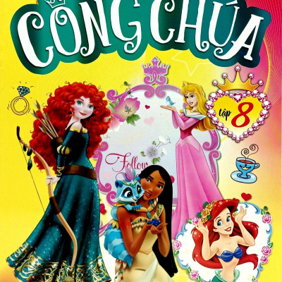 Sách - Tô Màu Công Chúa - Tập 8
