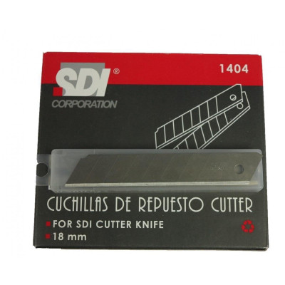 Set 10 Lưỡi Dao Rọc Giấy SDI 1404 Lớn