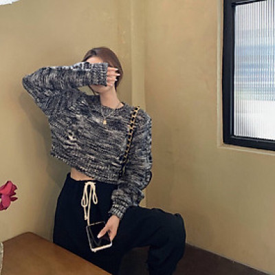 Áo len dáng ngắn phong cách trẻ trung cho Nữ