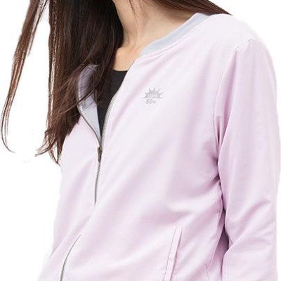 Áo khoác nữ chống nắng UPF50+  hồng nhạt Zigzag JAC00307 tặng khẩu trang lớn trị giá 129k