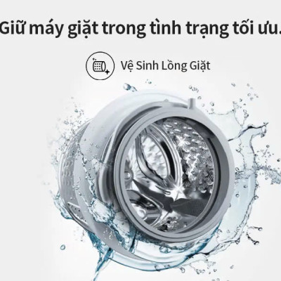 Máy giặt Hisense Inverter Pro 10.5 kg WF105N1 Giặt hơi nước diệt khuẩn, bảo hành 3 năm - HÀNG CHÍNH HÃNG