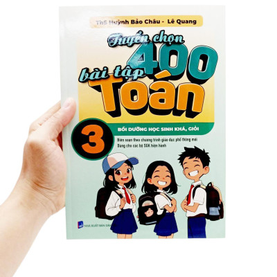 Sách - Tuyển Chọn 400 Bài Tập Toán 3 - Bồi Dưỡng Học Sinh Khá, Giỏi