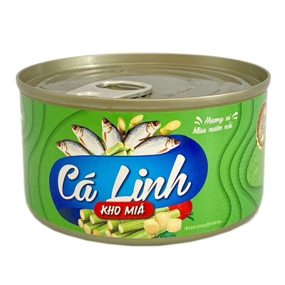 COMBO - Thùng (06 hộp)  2 hộp Mắm Cá Linh Chưng + 2 hộp Cá Linh Kho Mía + 2 hộp Cá Mè Vinh Kho Lạt - Antesco