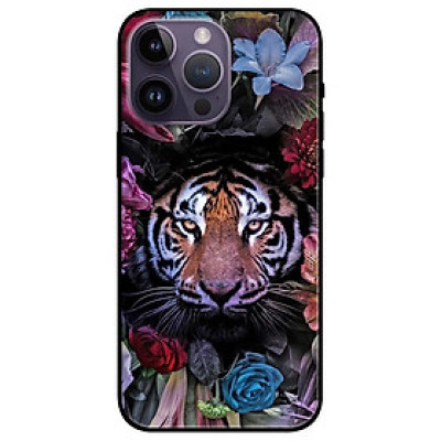 Ốp lưng dành cho Iphone 14 - Iphone 14 Plus - Iphone 14 Pro - Iphone 14 Pro Max - Sư Tử Và Hoa