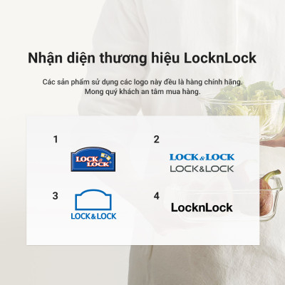 Hộp thủy tinh LocknLock BLANC bảo quản thực phẩm 800ml LLG1106 - Hàng chính hãng, chịu nhiệt cao - JoyMall