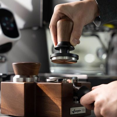 Feepie Tamper nén cà phê cố định lực cân bằng Wood charm