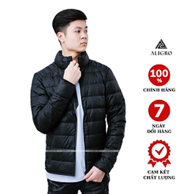 Áo khoác lông vũ  màu đen ALGALV.10