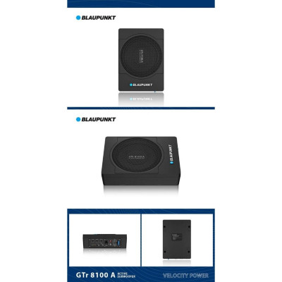 Loa Sub Blaupunkt GTR 8100A Mẫu Mới nhất 2024, Sub Điện, Sub Gầm Ghế Bass 8, Âm Bass Mạnh Mẽ