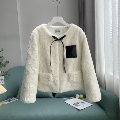 áo khoác lông nữ dáng ngắn hàng quảng châu cao cấp (oder)