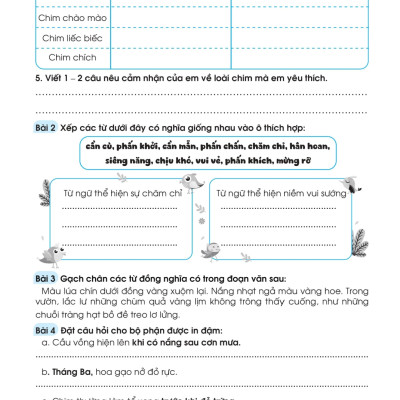 Bộ Đề Ôn Luyện Và Kiểm Tra Tiếng Việt 3 - MEGA