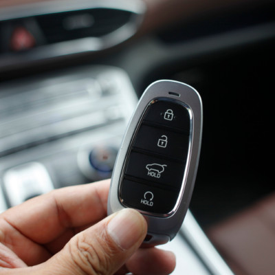 Bao da ép phom Handmade chìa khóa xe ô tô Hyundai SANTAFE da bò thât giá tận xưởng (có bán sỉ) - hàng chính hãng