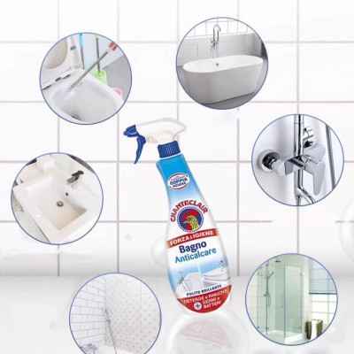 Xịt tẩy cặn canxi thiết bị phòng tắm đa năng Chanteclair Bagno Ý 625ml