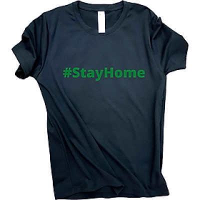 Áo thun nam nữ 80% Cotton Black08