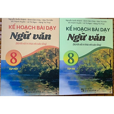 Sách - combo 2 quyển kế hoạch bài dạy môn ngữ văn 8( kết nối tri thức)