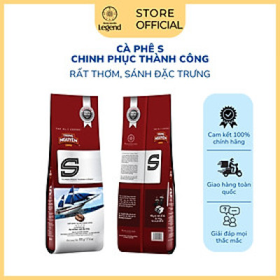 Combo 2 Bịch Cà Phê Rang Xay Chữ S - Trung Nguyên Legend - 500gr