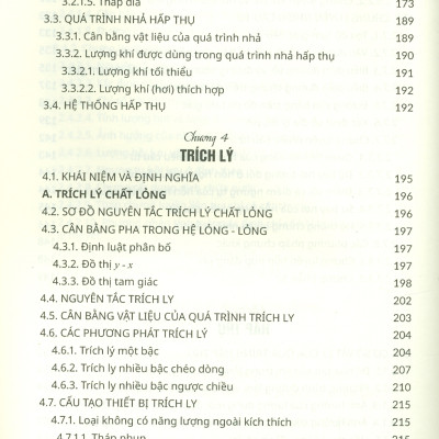 Các Quá Trình, Thiết Bị Trong Công Nghệ Hóa Chất Và Thực Phẩm, Tập 4: Phần Riêng Dưới Tác Động Của Nhiệt (Chưng Luyện, Hấp Thụ, Hấp Phụ, Trích Lý, Kết Tinh, Sấy)