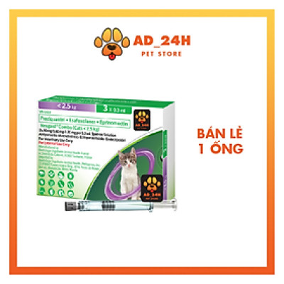 [1 ống] NEXGARD COMBO cho mèo sạch nôi ngoại KST