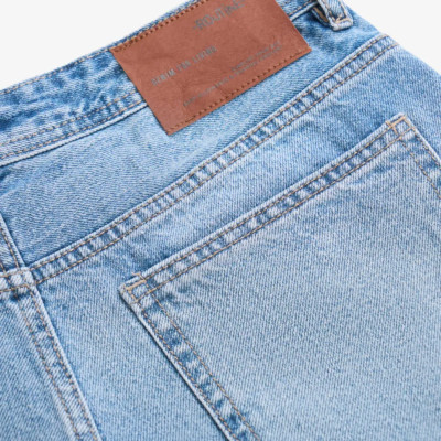 Quần jean nam RT form Straight màu Xanh wash sáng ( form suông) - ROUTINE 10F24DPA012 | ROUTINE CÀ MAU