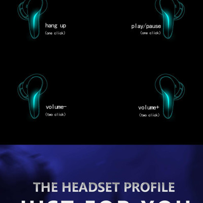 CINCATDY Tai Nghe Gaming True Wireless Earbuds Headphone Bluetooth V5.0 Phiên Bản Nâng Cấp Headset MD188