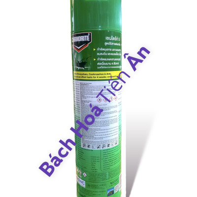 Bình Xịt Diệt Mọt/Gián/Kiến/Kiến ba khoang/Muỗi/Côn Trùng Chaindrite - Thái Lan 600ml Chính hãng an toàn sủ dụng