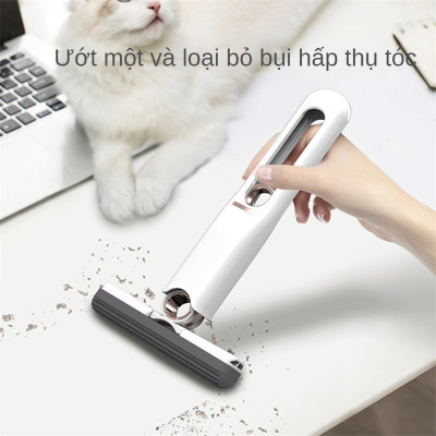 Cây Lau Bàn Bếp Tự Vắt Thông Minh Mini 25cm, Bọt Biển Siêu Thấm Hút Đa Năng, Gập Gọn