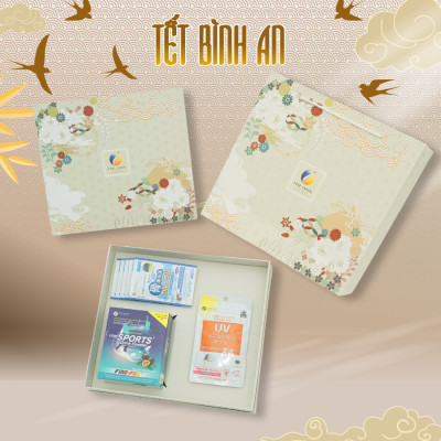 [Hộp quà Tết 2023] FUJI TẾT BÌNH AN Fine Japan cho người phụ nữ bạn yêu (bổ sung điện giải, canxi cá tuyết, viên uống chống nắng)