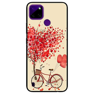 Ốp lưng dành cho Realme C21Y - C25Y mẫu Xe Đạp Tình Yêu Nhạt