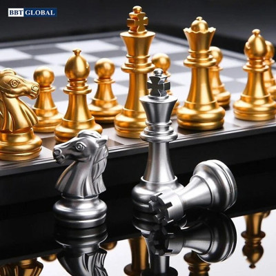 Cờ Vua Nam Châm Cao Cấp Gấp Gọn - Hàng Chính Hãng