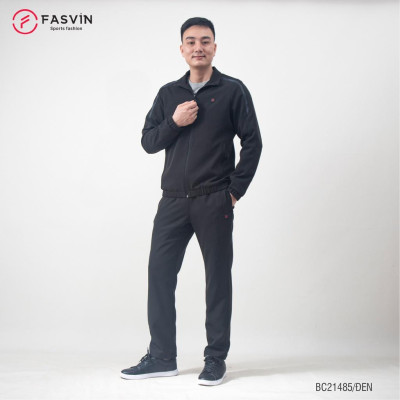 Bộ Quần Áo Gió Thể Thao Nam FASVIN BC21485.HN 02 Lớp Lót Thun Dày Dặn Ấm Áp Chất Vải Và Phom Dáng Rất Đẹp