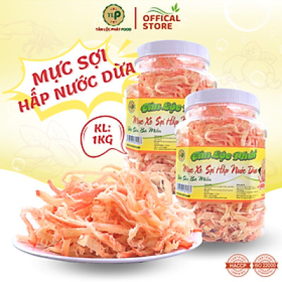 MỰC SỢI HẤP NƯỚC DỪA TÂN LỘC PHÁT COMBO 1KG - MỖI HŨ 500G