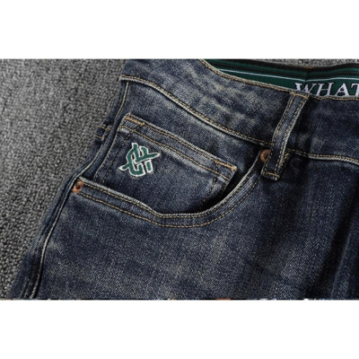 Quần jean bụi phong cách Retro_dã ngoại