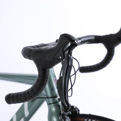 Xe đạp thể thao tay cong CALLI R5.5 Khung hợp kim nhôm, 18 tốc độ