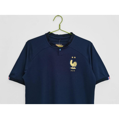 Áo Bóng Đá Retro Tuyển Pháp 2022 - Sân Nhà bản cao cấp vải Cotton Polyester