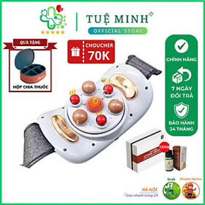 Đai Massage Bụng Hỗ Trợ tan Mỡ Bụng, Xoa Bóp Cùng Lúc Làm Nóng, Mát Xa Cổ Vai Lưng Đùi  Megou TY-308 BH 1 Năm