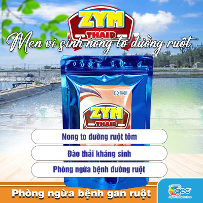 Zym Thaid – Giải pháp tối ưu giúp tăng cường hệ tiêu hoá cho tôm cá