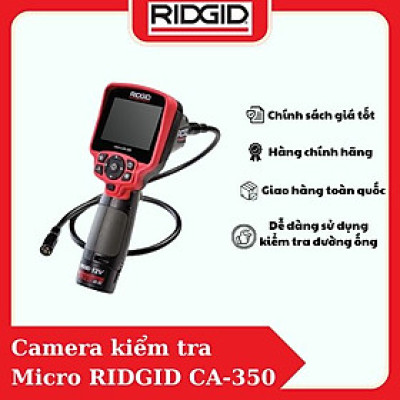 Camera Kiểm Tra Đường Ống RIDGID (55903) Màn Hình 3.5" Camera Cầm Tay Số 1 Tại Mỹ - Hàng Chính Hãng
