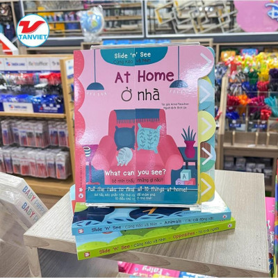 Sách Tương Tác Song Ngữ - Slide And See Cho Bé Học Tiếng Anh - Tân Việt Books