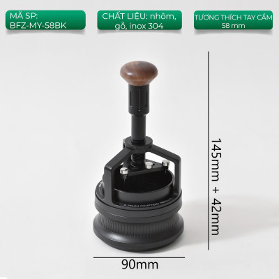 Feepie kim xoay tán đều bột Wood charm