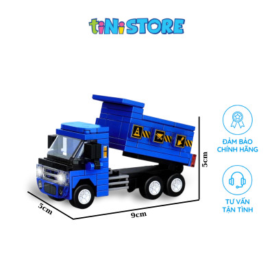 Đồ chơi lắp ráp xe tải đổ 105 mảnh Value Toys